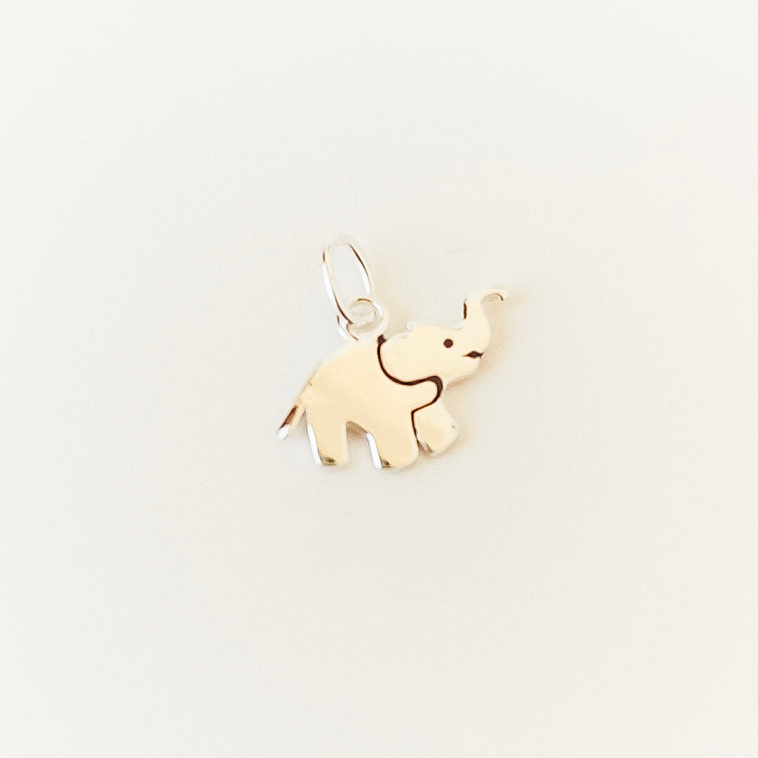elephant pendant on a light gray background