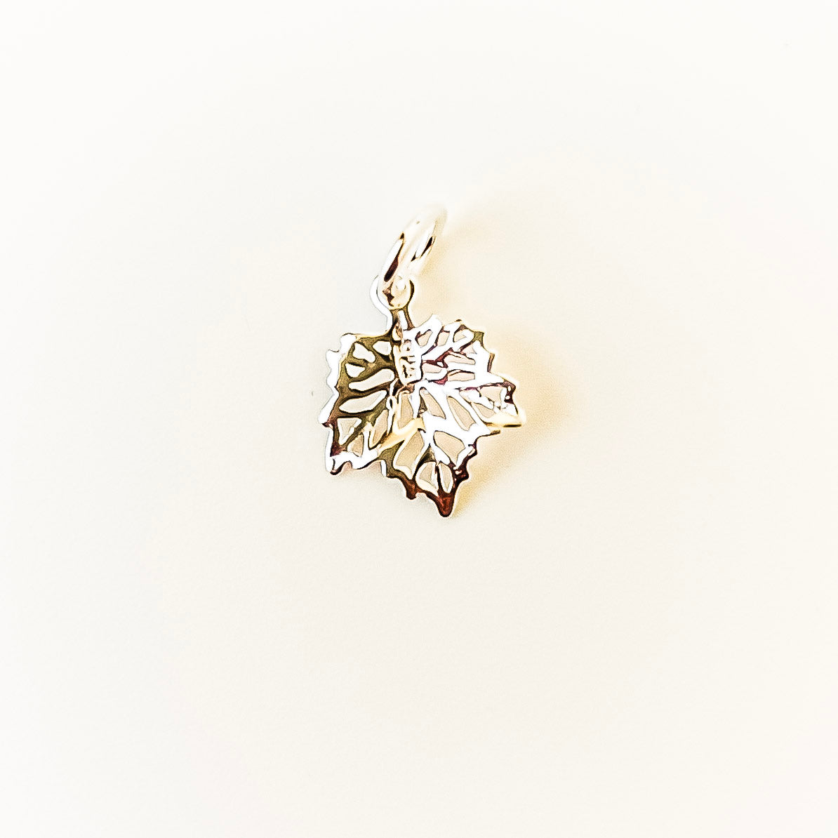The Maple Leaf Charm - 925 sterling silver charm by OJA Silver