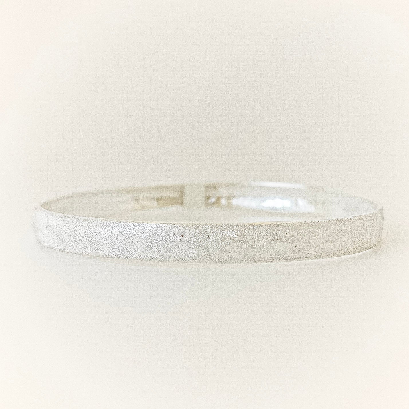 Brushed Silver Bracelet - 925 sterling silver bracelet by OJA Silver