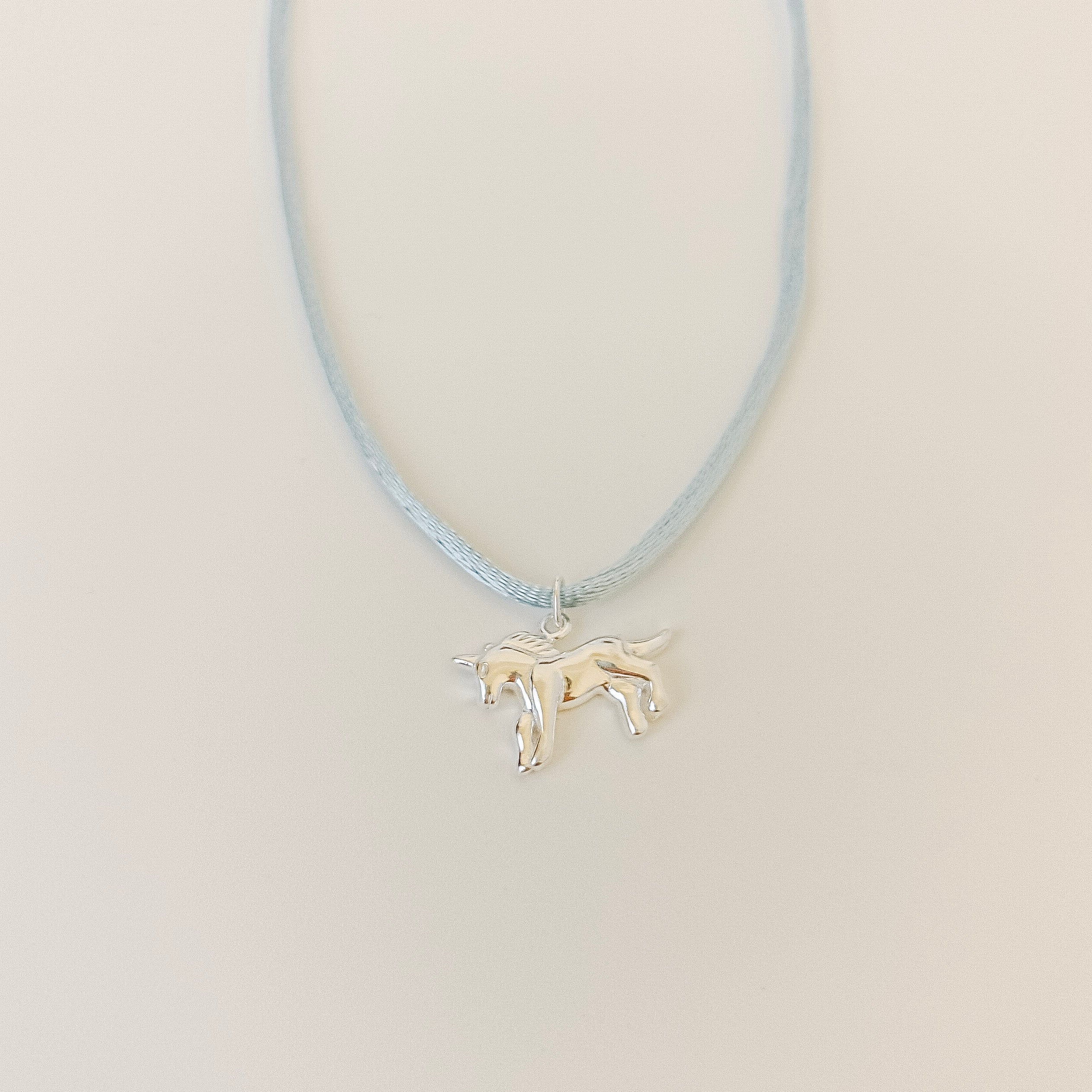 The Horse Charm worn - sterling silver charm UK