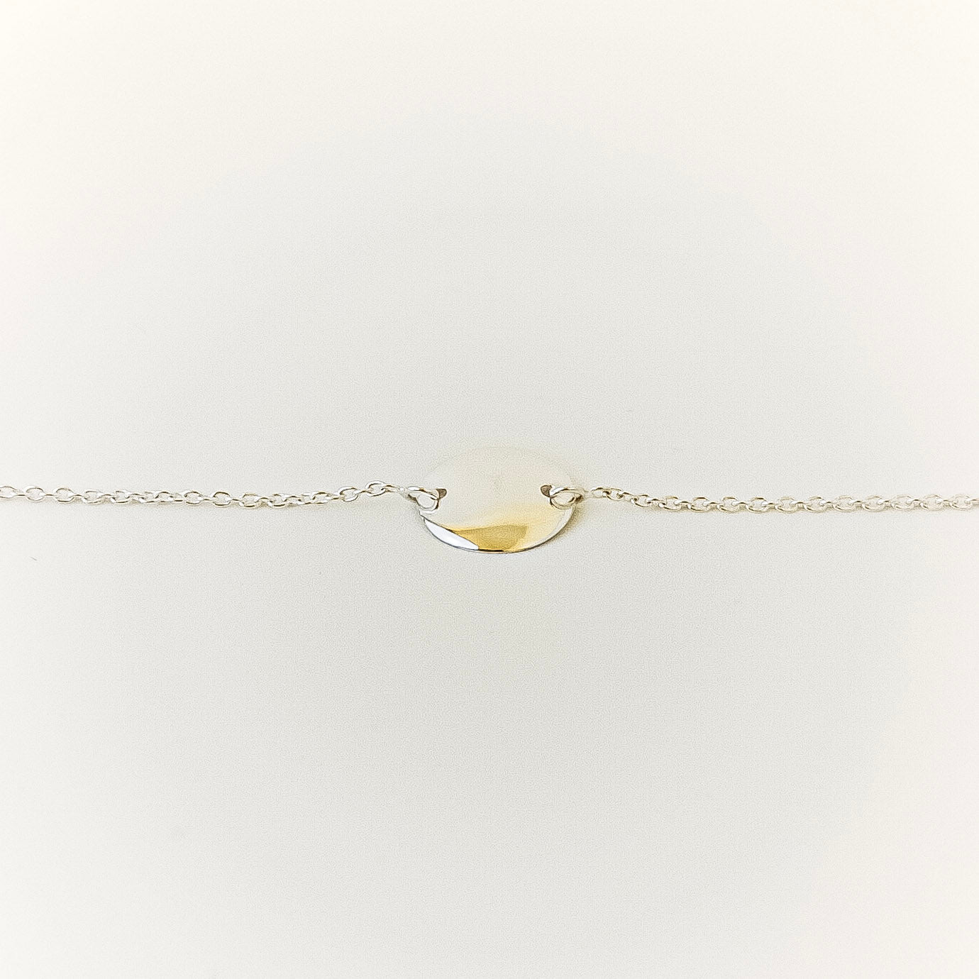 Halo Chain Bracelet - 925 silver bracelet on skin