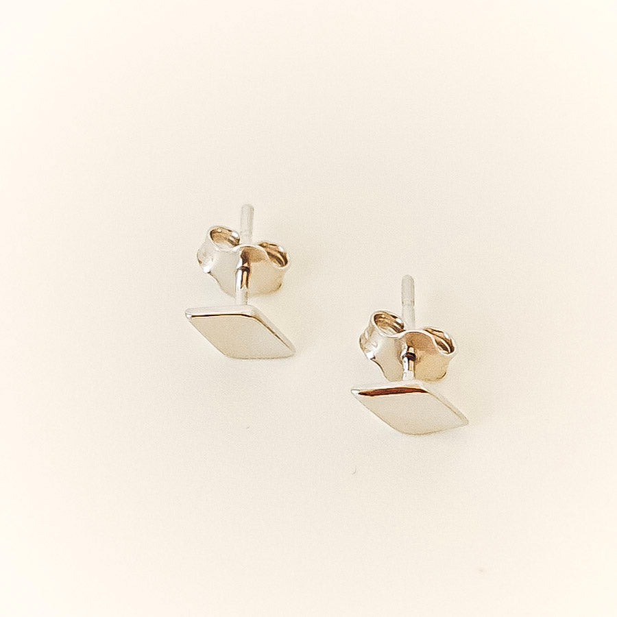 Diamond Stud Earrings - OJA Silver 925 sterling silver earring