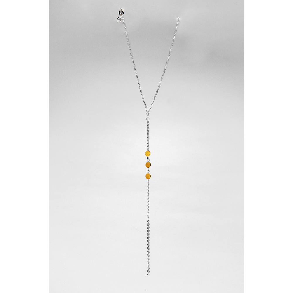 Sterling silver hand jewellery with gold-plated beads