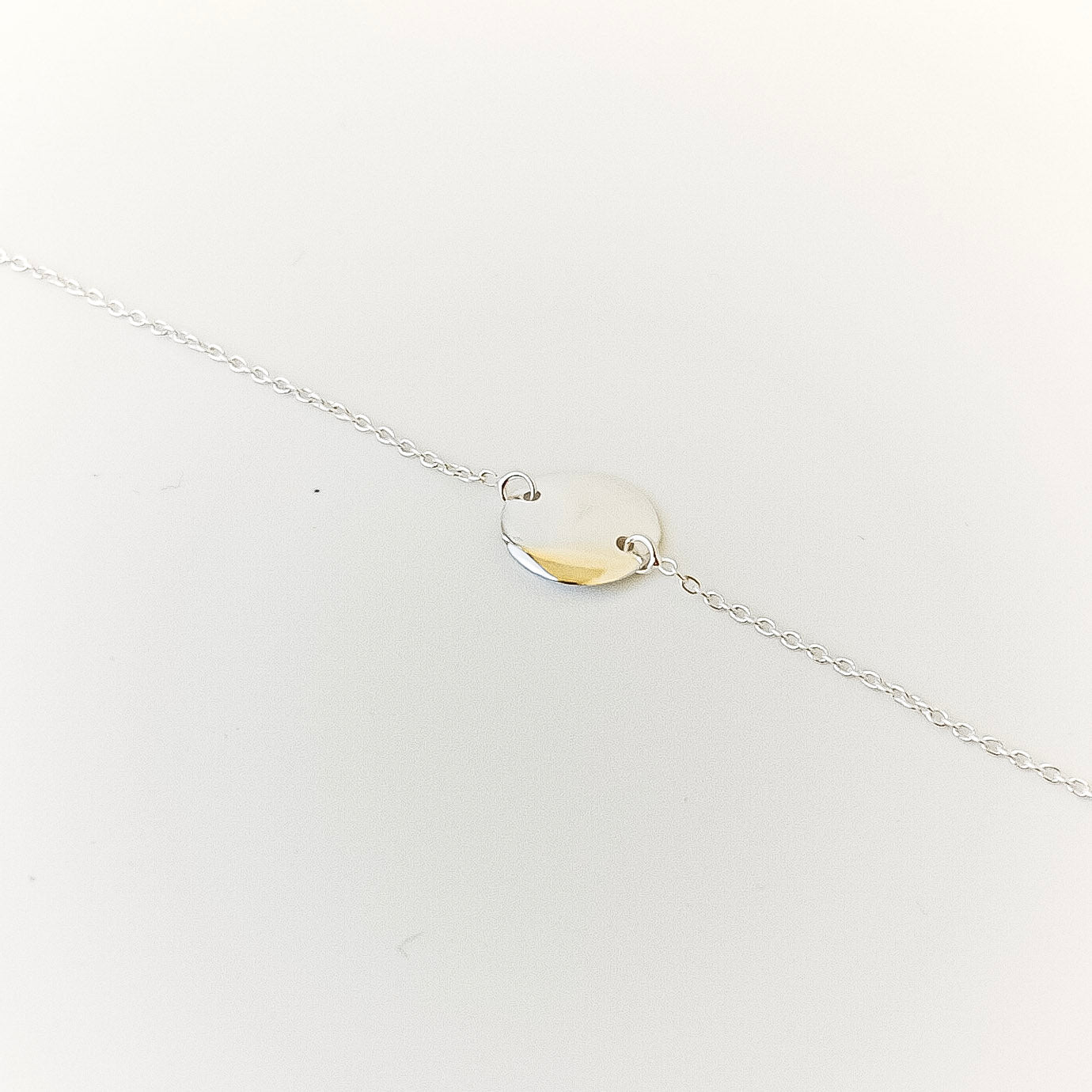 Halo Chain Bracelet lifestyle - sterling silver bracelet OJA Silver
