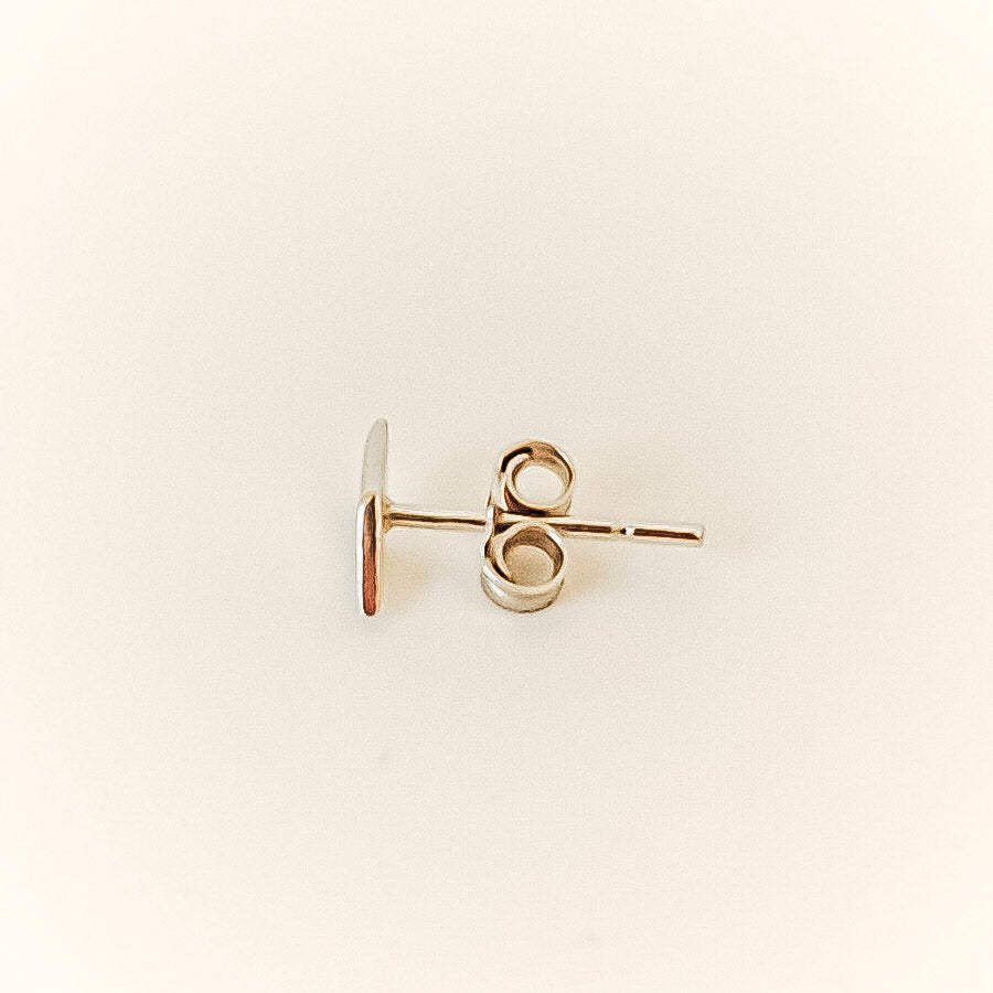 Diamond Stud Earrings lifestyle - sterling silver earring OJA Silver