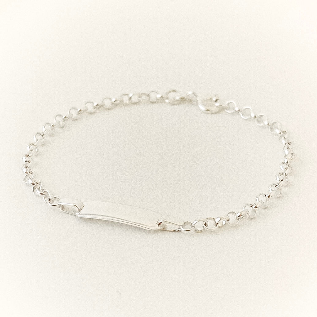 Anchor Bar Bracelet - 925 sterling silver bracelet by OJA Silver
