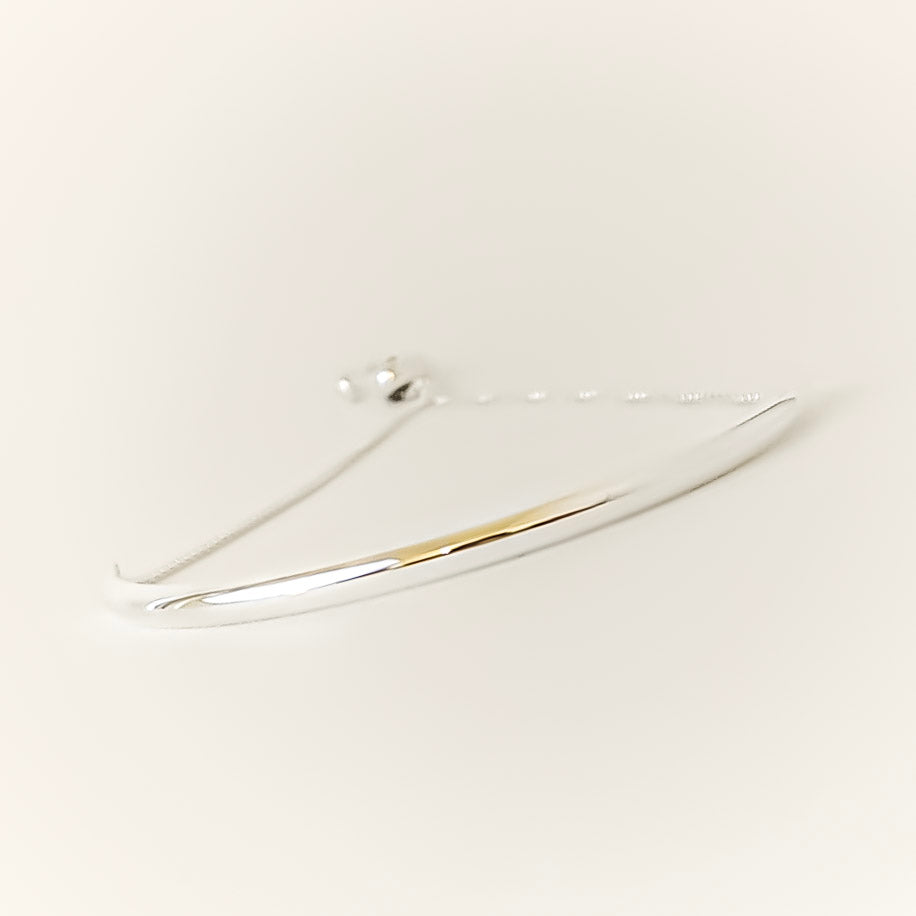 Curved Bar Bracelet - OJA Silver 925 sterling silver bracelet