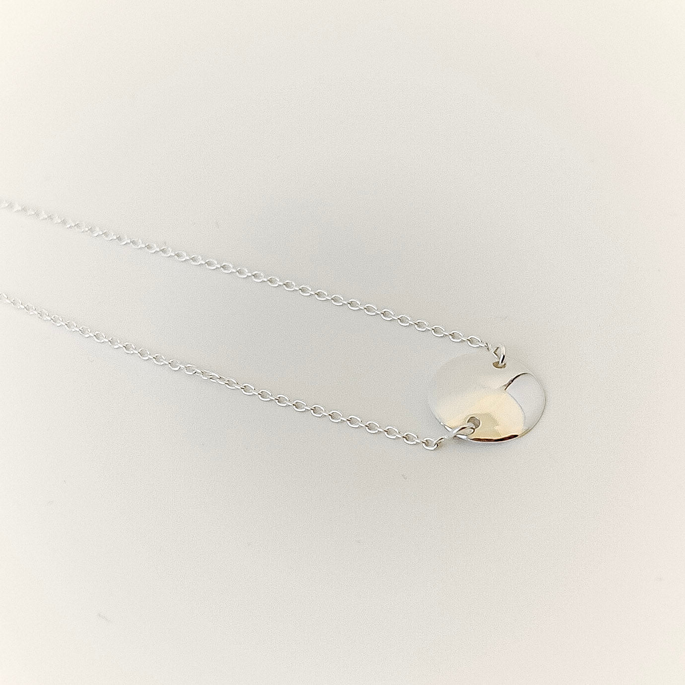 Halo Chain Bracelet - sterling silver bracelet flatlay
