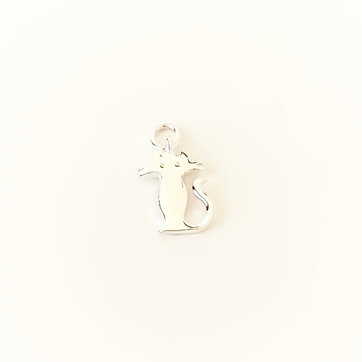 The Cat Charm - 925 sterling silver charm by OJA Silver